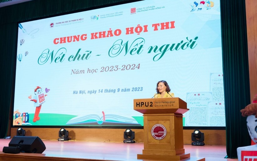 Trường Đại học Sư phạm Hà Nội 2 tổ chức thi 'Nét chữ-Nết người'
