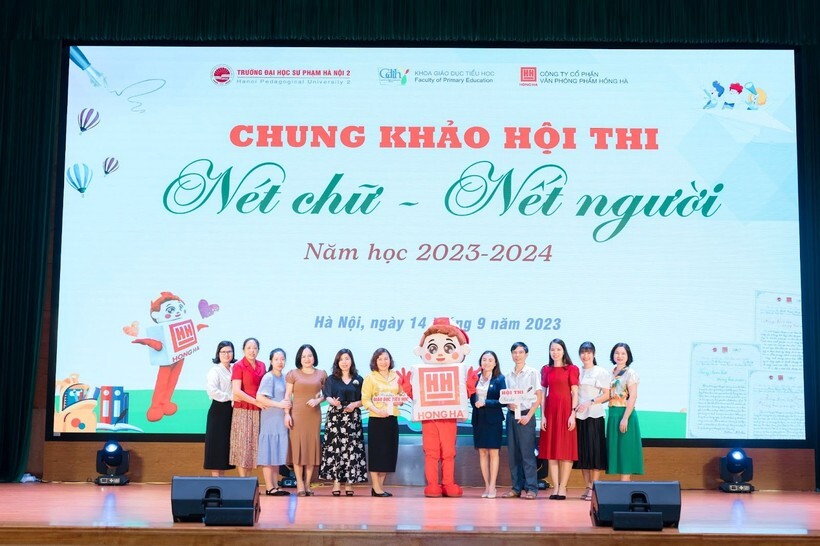 Trường Đại học Sư phạm Hà Nội 2 tổ chức thi 'Nét chữ-Nết người'